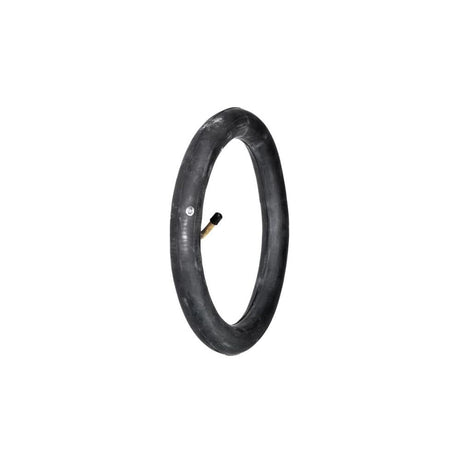 12-1/2x2-1/4 Pneumatic Tire for the Jetson® Bolt Folding Electric Bicycle, featuring a black tire with a tube, close-up of directional v-shaped sipes, perfect for enhanced speed and maneuverability.