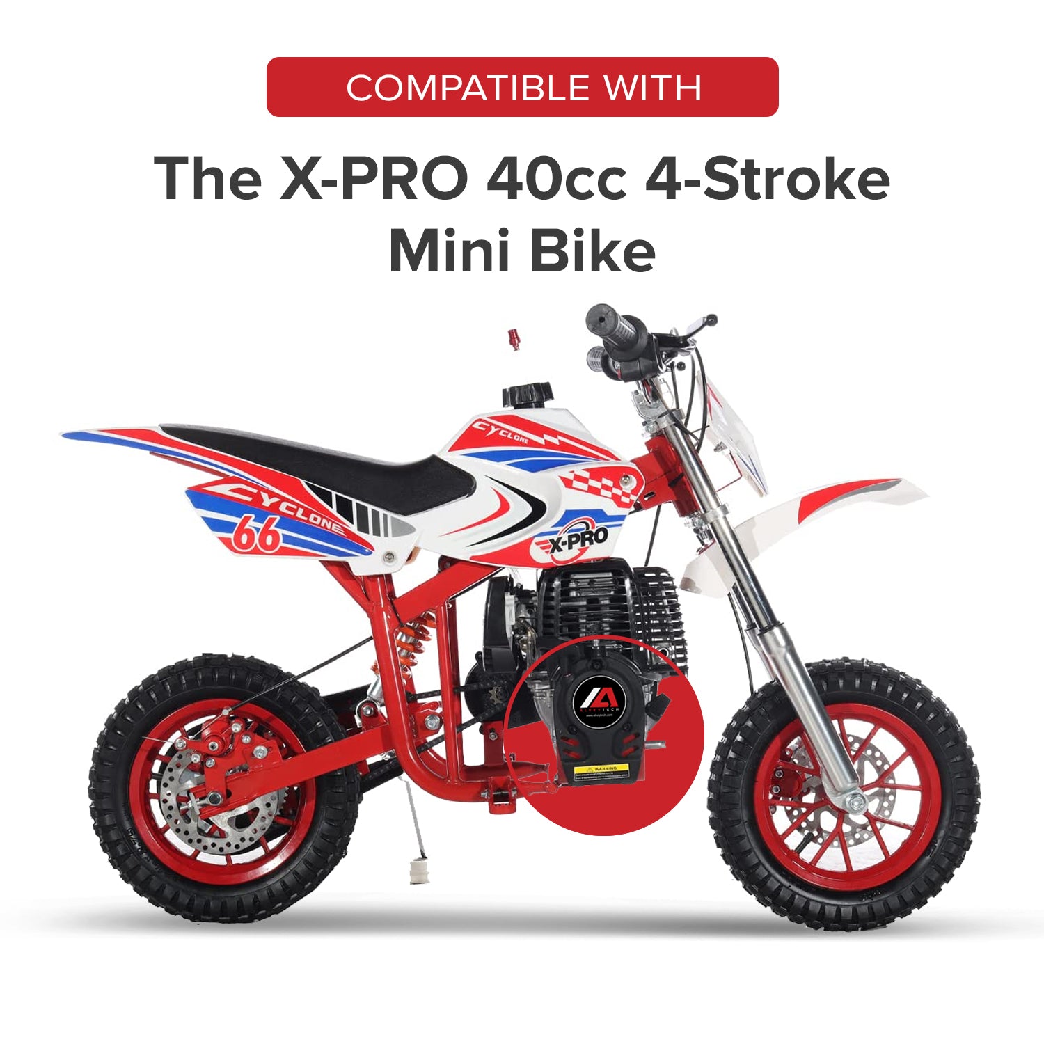 Pull Start for the Fit Right DB003 40cc 4-Stroke Mini Bike