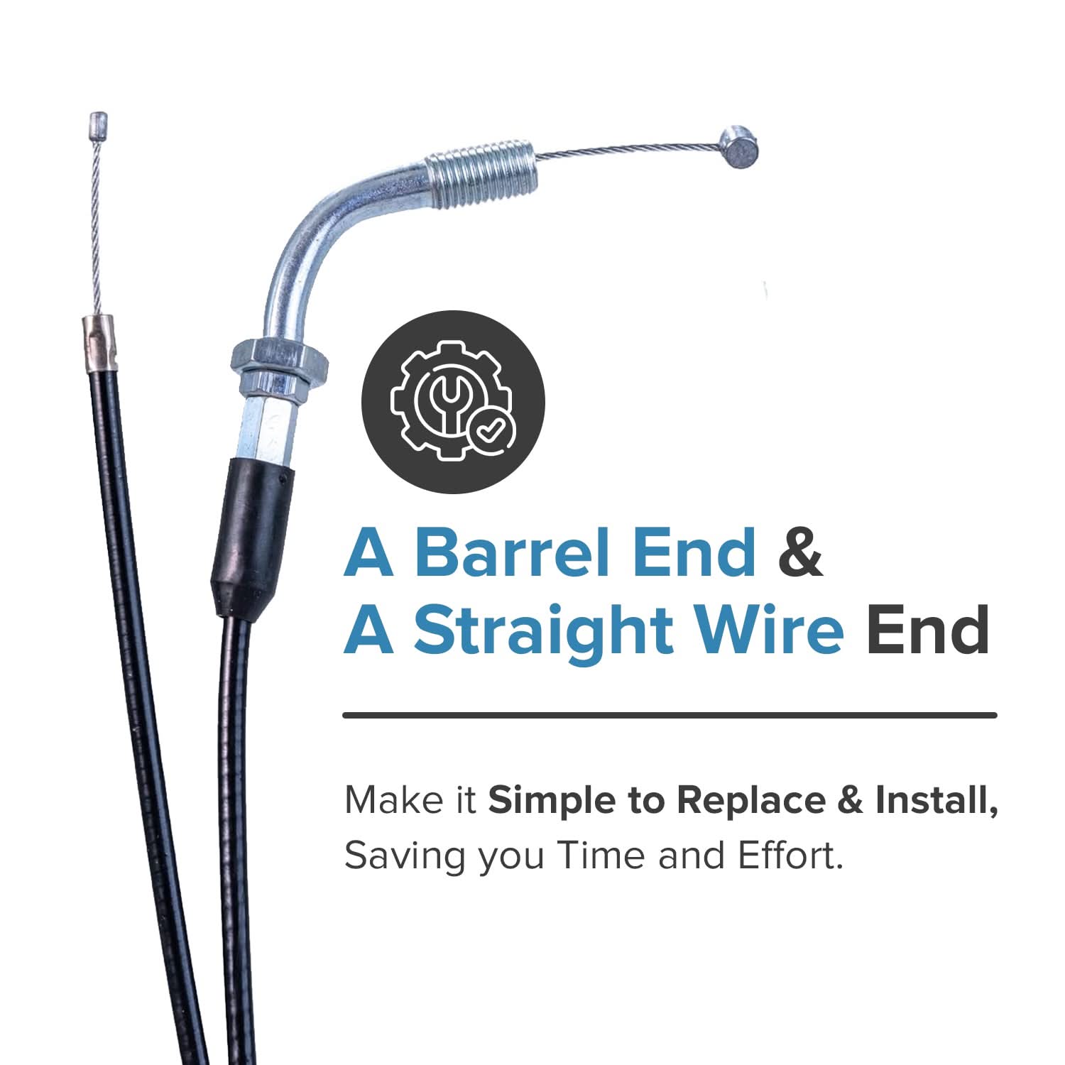 47" Throttle Cable for 48cc - 80cc 2-Stroke Bicycle Engine Kits