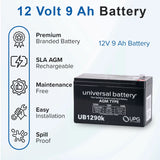 12 Volt Battery for the Razor E-Punk