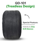 10x4.50-5 Tubeless Slick Tire for the Coleman DT200 Drift Trike