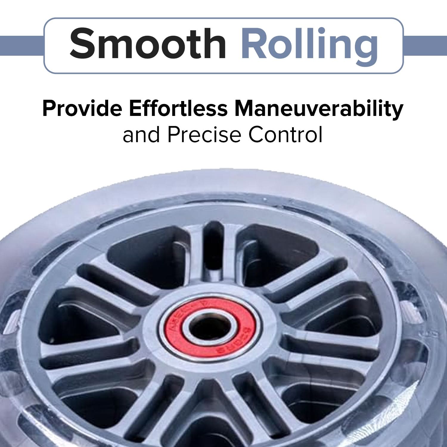 125 mm Razor A3 Kick Scooter Wheels with Bearings (Set of 2)
