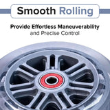 125 mm Razor A3 Kick Scooter Wheels with Bearings (Set of 2)