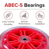 125 mm Razor A3 Kick Scooter Wheels with Bearings (Set of 2)