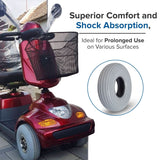 10"x3" (3.00-4, 260x85) Pneumatic Mobility Tire with C179G Spirit Ribbed Tread
