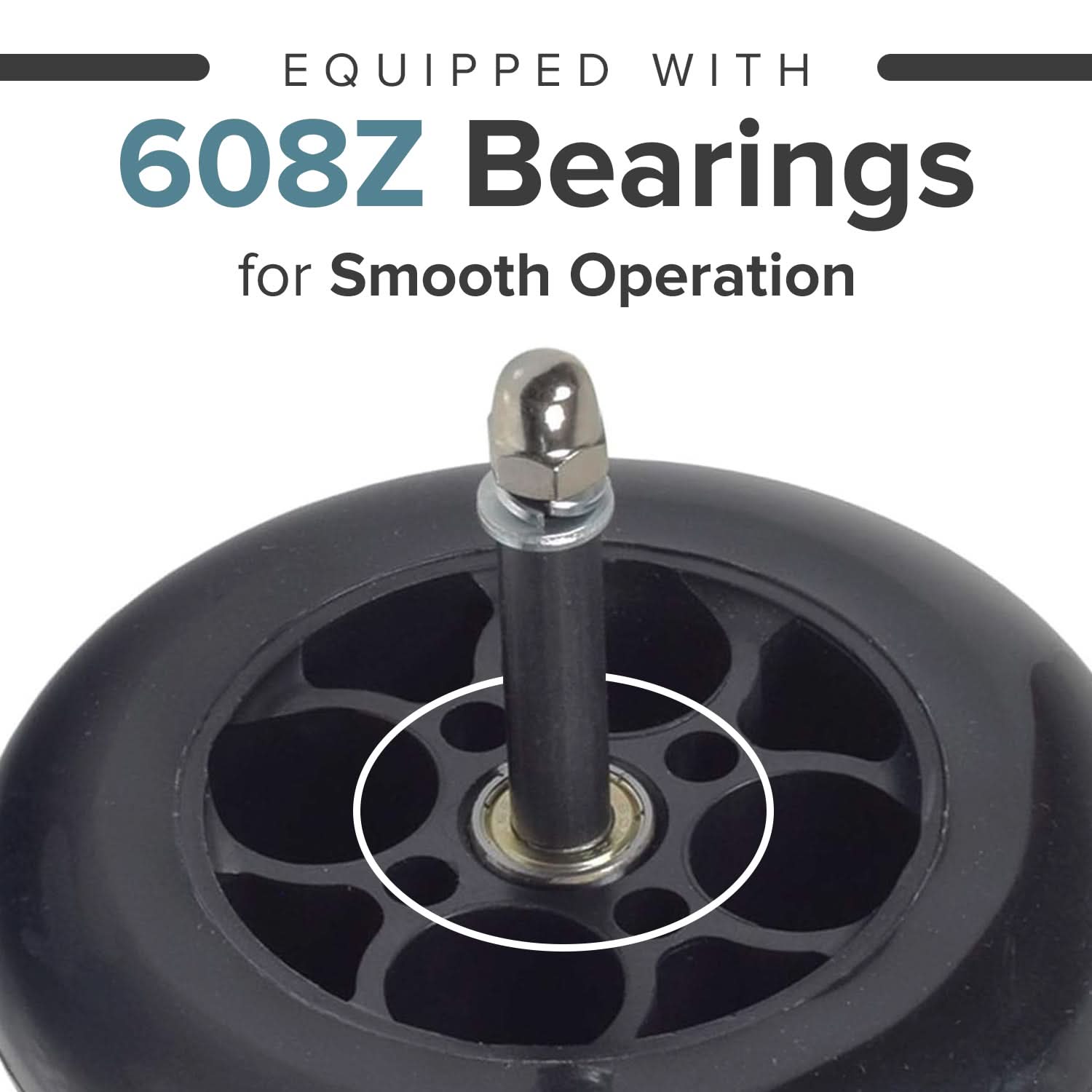 Rear Wheel Assembly for Razor E90 Accelerator & Pulse Reverb Scooters