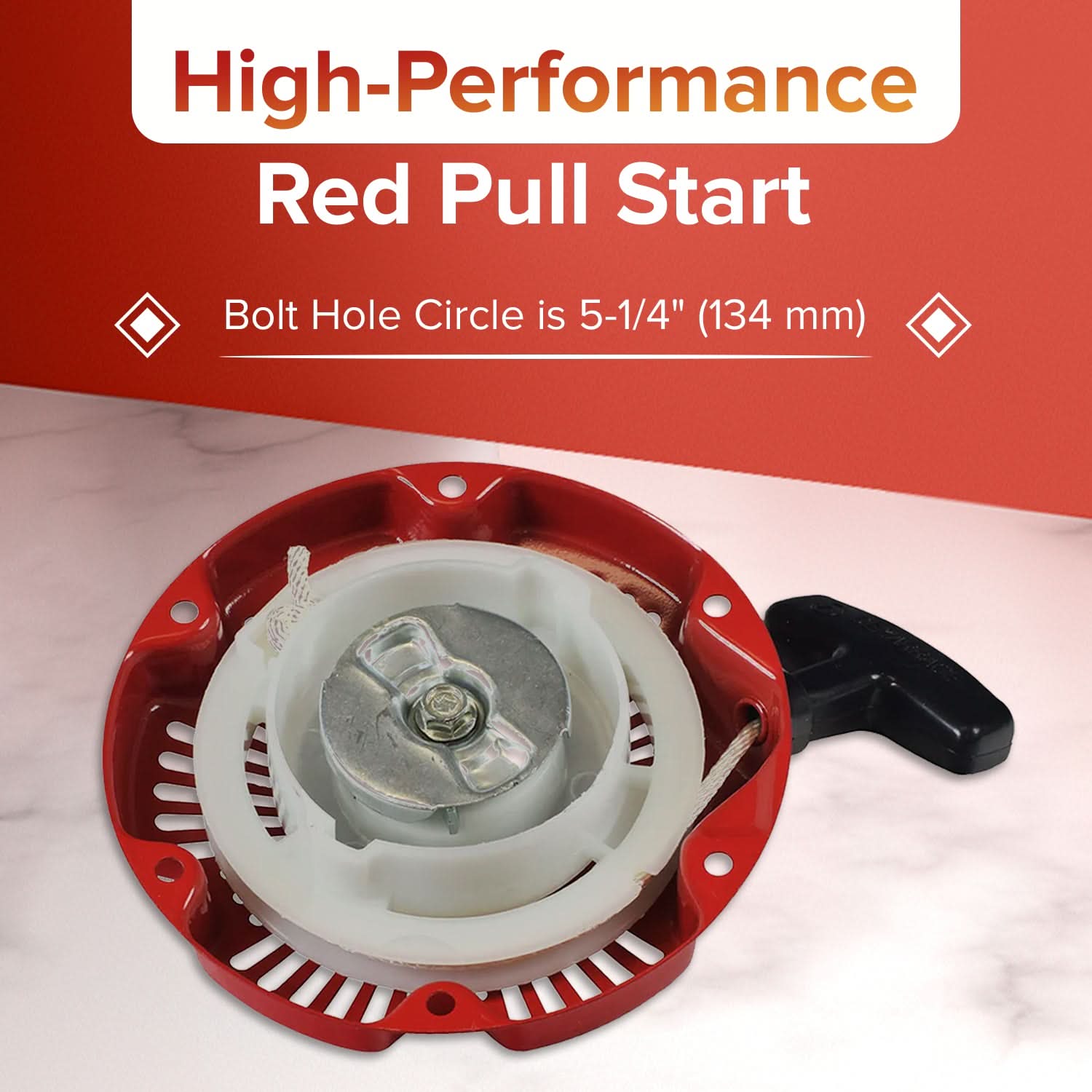 Recoil Pull Start for 97cc 2.8 Hp Go-Kart and Mini Bike Engines