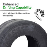10x4.50-5 Tubeless Slick Tire for the Coleman DT200 Drift Trike
