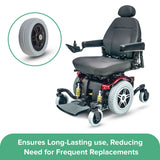 Universal 6" Polyurethane Caster Wheel with 608ZZ Bearings
