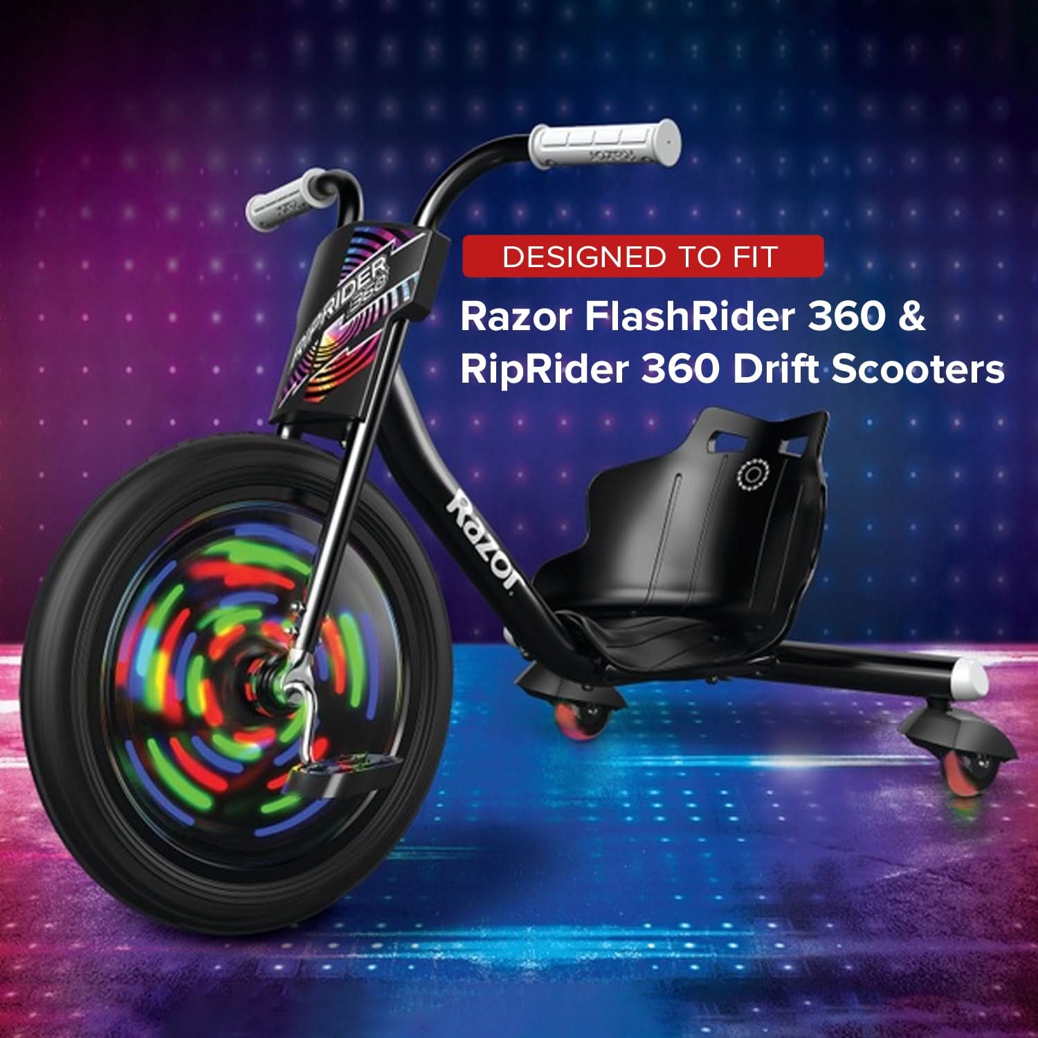 76 mm Scooter Wheels with Bearings (Set of 2)