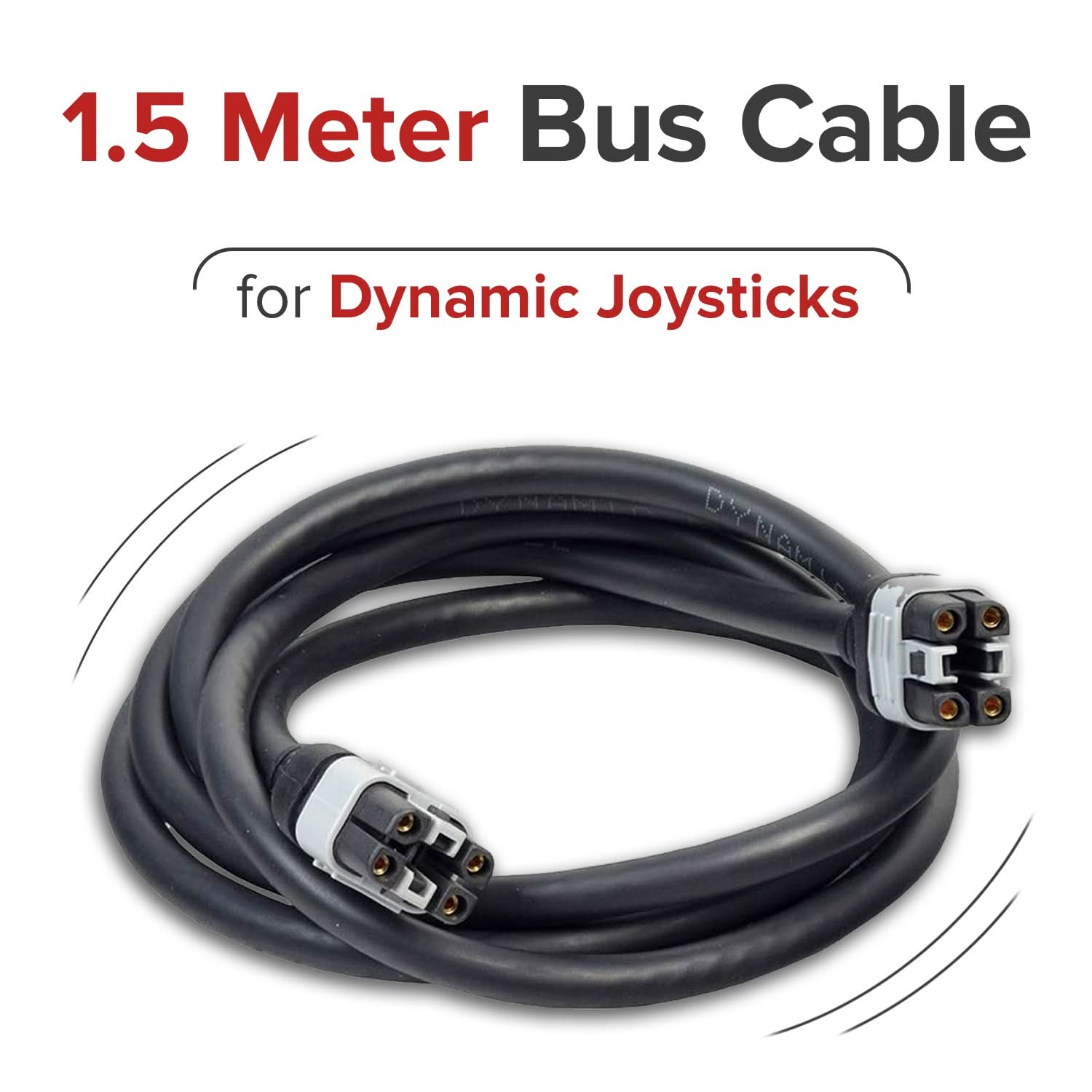Dynamic Shark Joystick Cable for Merits Vision Sport (P326A) & Super Vision (P327) Power Chairs