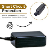 12 Volt 0.8 Amp Mini 3-Prong Battery Charger
