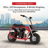 97cc Recoil Pull Start for Baja Blitz, Dirt Bug, Doodle Bug 30, & Racer (Blemished)
