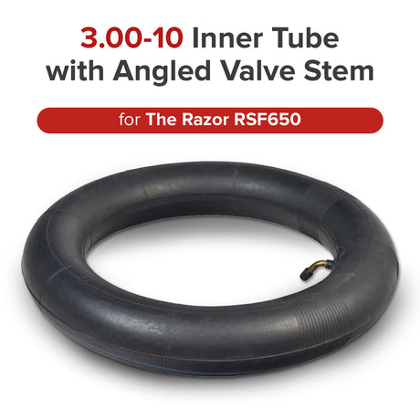 3.00-10 Scooter and Power Chair Tube with Angled Valve Stem
