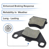 Front Brake Pads for Coleman CK100 & SK100 Go-Karts