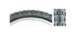 Close-up of the 18x1.75 Black MX Bicycle Tire with K44 Tread, showcasing its sturdy casing and detailed tread pattern, ideal for BMX-style biking.