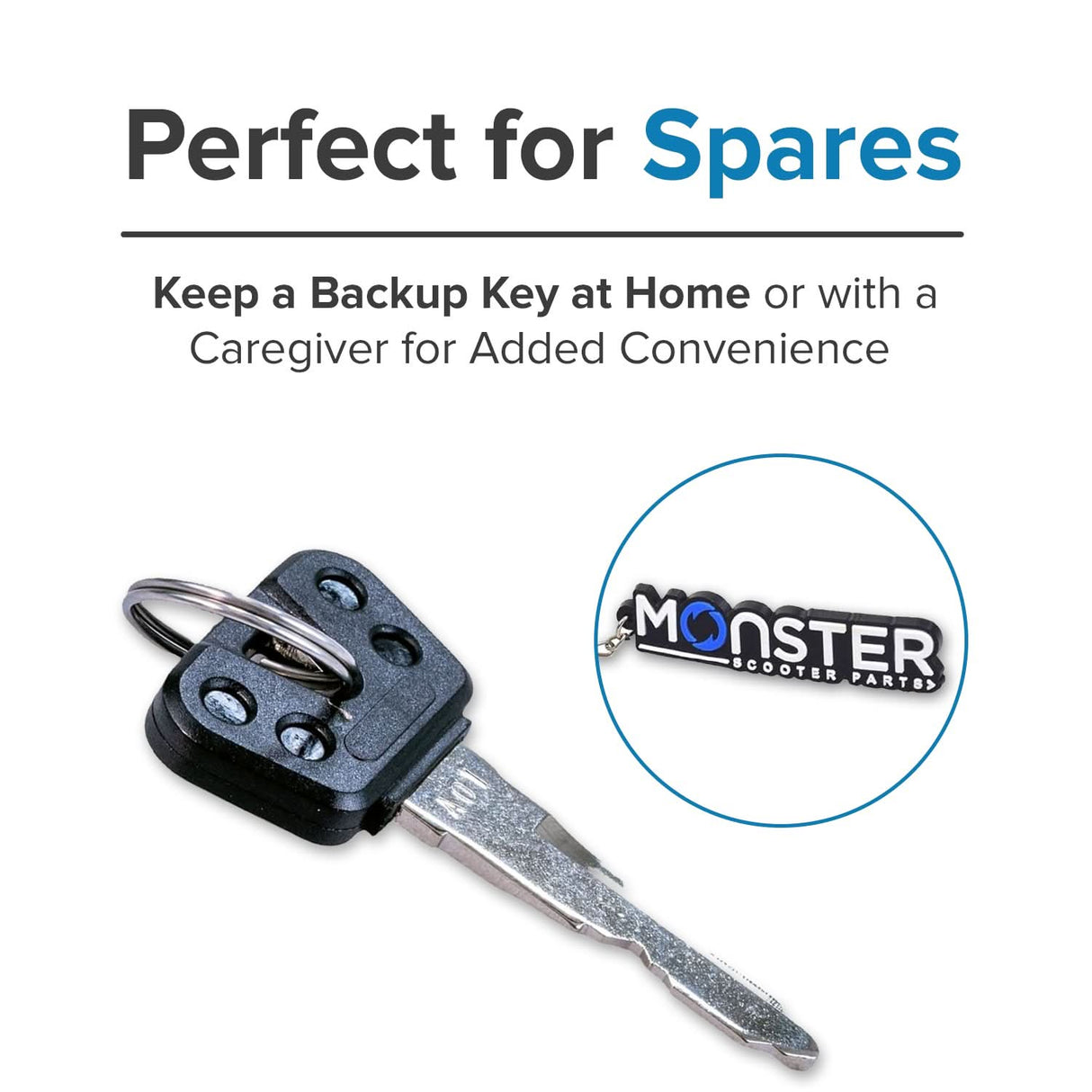 Key for the C.T.M. Mobility Scooters 3/5/6/7/8 Series  (2003 + up) (1164848)