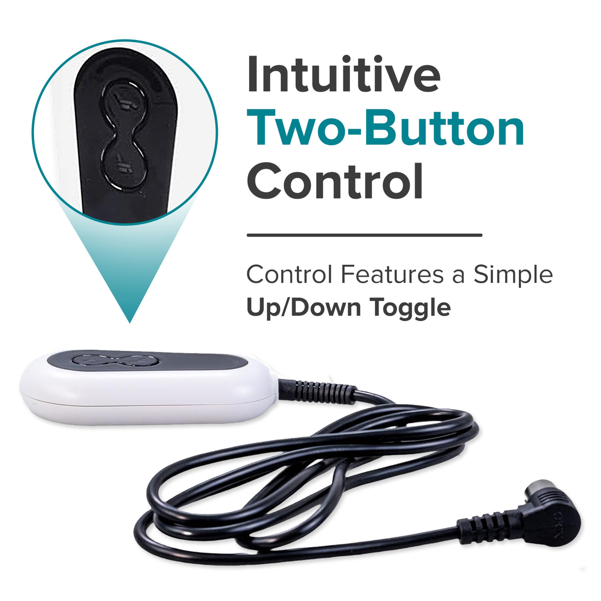 OKIN 2-Button Hand Control for Lift Chairs (JLDK-02)