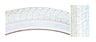 Close-up of a white 20x1.95 Freestyle Kontact Bicycle Tire by Sunlite, showcasing the logo and textured rubber surface. Ideal replacement for bike tires, available at Monster Scooter Parts.
