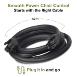 1.5 Meter Dynamic LiNX Joystick Cable for the Golden Technologies Compass Sport (GP605CC/GP605SS)