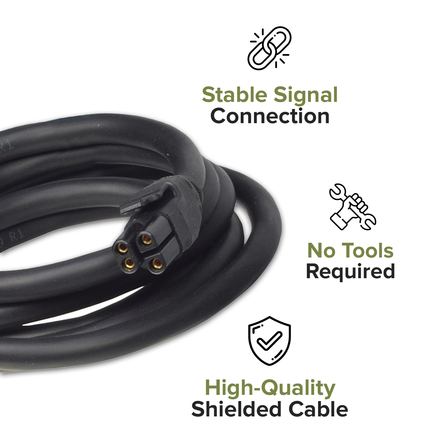 ELE2000853 - Dynamic LiNX 1.5m Bus Cable for Jazzy EVO 614, EVO 614HD, 614 HD, Elite 14, & Elite HD Power Chairs