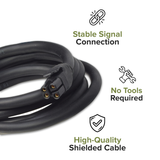 Dynamic LiNX Bus Cable for the Merits Vision Super (P327/P327-2), Vision Sport (P326A) & Vision CF (P322A) Power Chairs