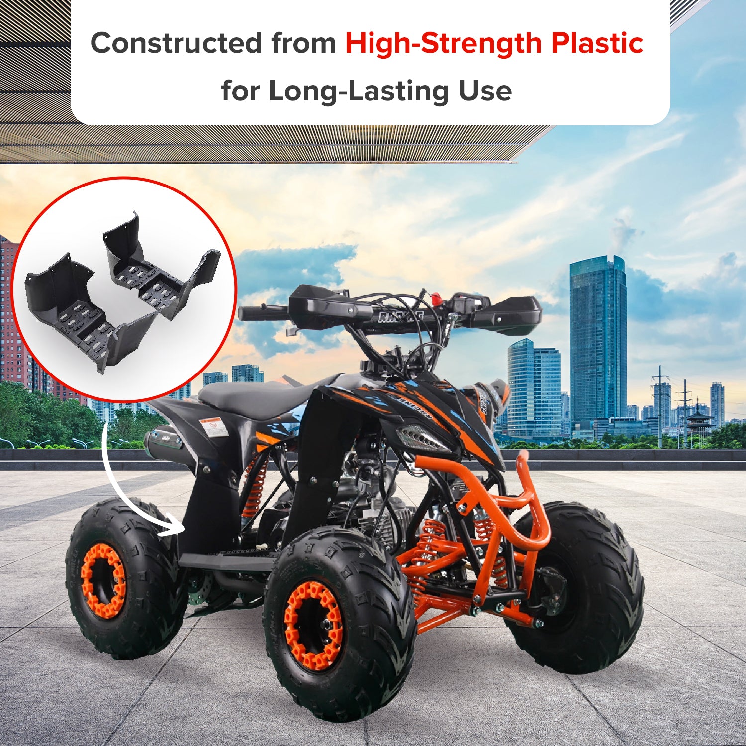 Foot Platforms for 90cc - 125cc ATVs