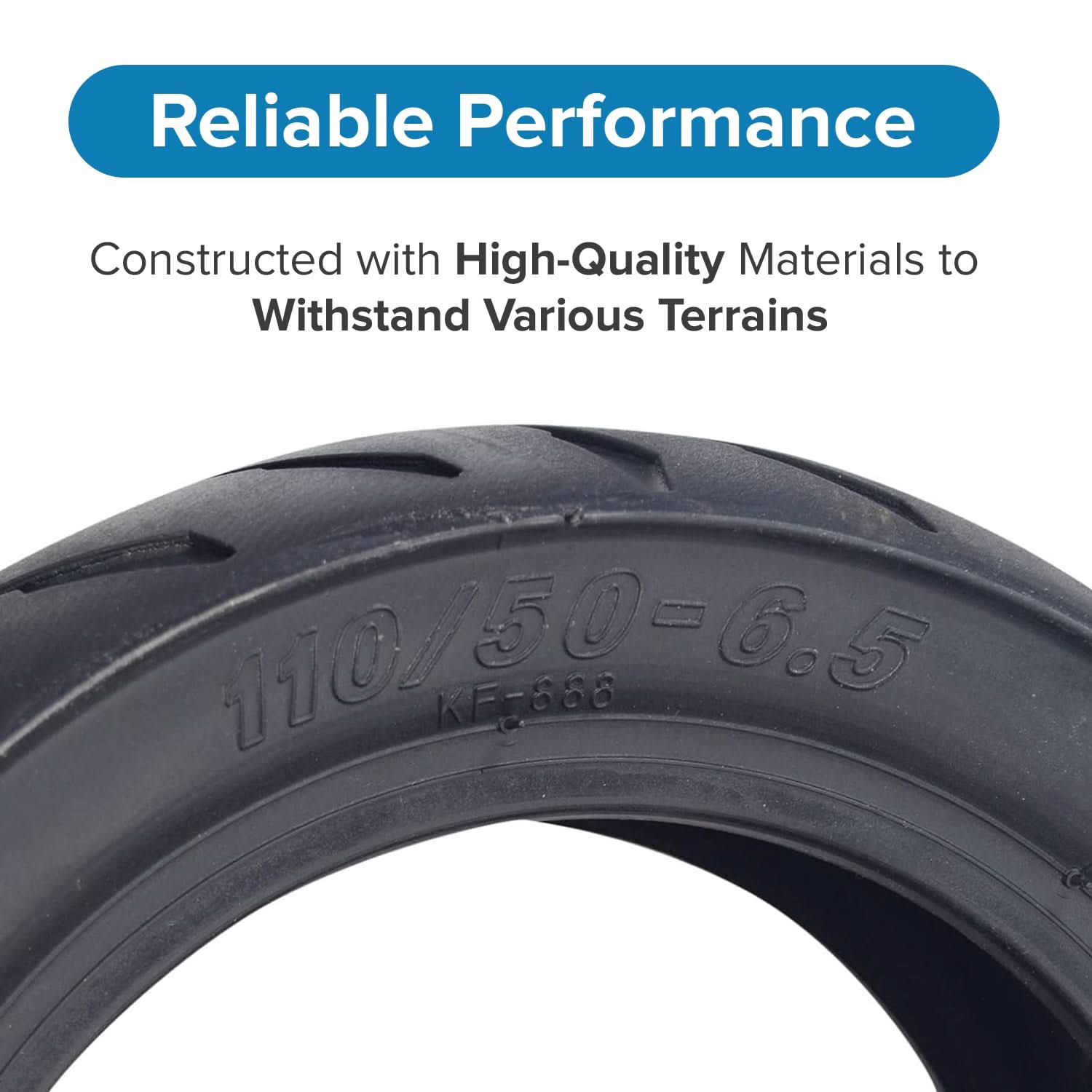 110/50-6.5 Tire for the Motovox MBxXSe Micro-Mini Bike