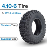 4.10-6 Knobby Tread Tire for the X-PRO 40cc Mini Bike