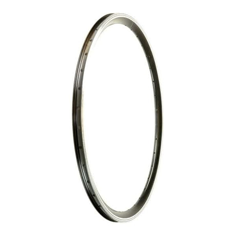 Close-up of a 26 Double Wall Electric Bike Rim, showcasing the black frame and bicycle wheel. Designed for e-bike builds, compatible with Smart Pie or Magic Pie electric hub motors.