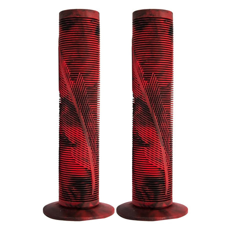 150 mm Grips for Fuzion Pro Kick Scooters (Set of 2) featuring textured surfaces and bar ends, designed for enhanced grip and control.