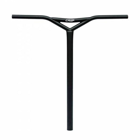 34.9 mm Crisp Lewis Williams Signature Kick Scooter Handlebar, featuring a black rectangular shape with a white logo and text, designed for durability with 25 height and width.