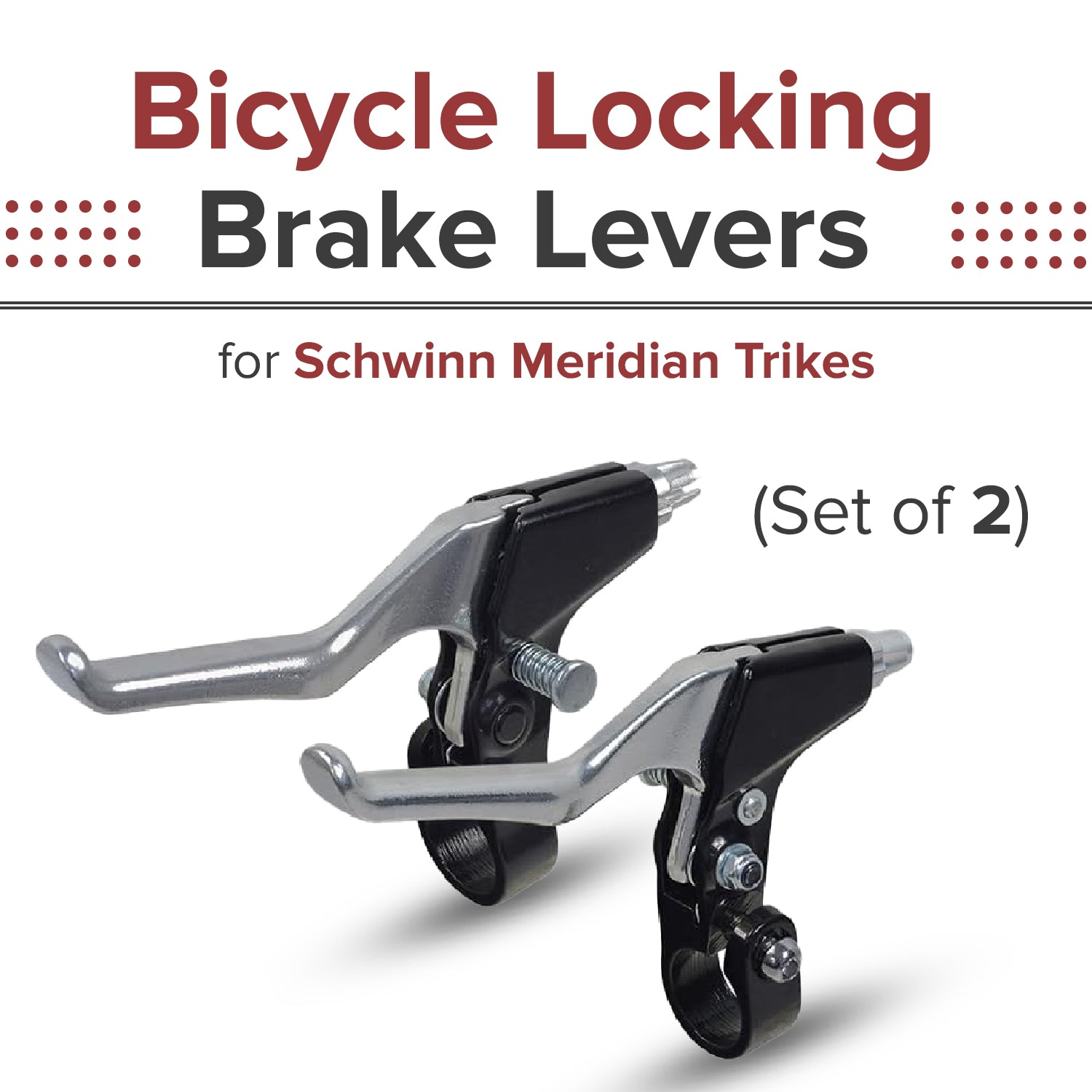 Locking Brake Levers Pair