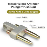 Master Brake Cylinder Plunger/Push Rod for Go-Karts & Dune Buggies