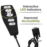 HC-2802HL-PR3 Tranquil Ease Heat and Massage Hand Control for Pride Lift Chairs (ELEASMB5578)