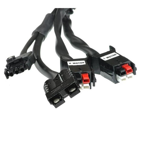 Close-up of a 4 Key 70 Amp VSI Joystick with Flying Leads for the Quantum Q600 with MWD Glide Motors, highlighting the black electrical cable and connector in the assembly.