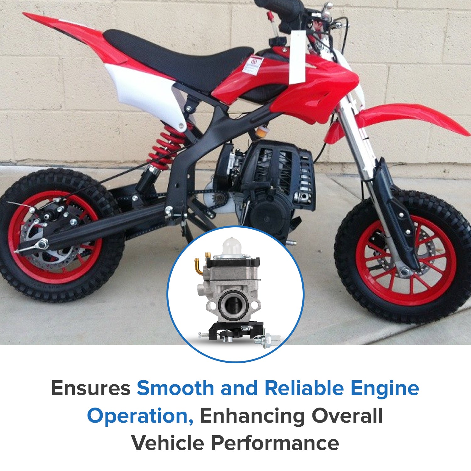 Carburetor for the Fit Right DB003 40cc 4-Stroke Mini Bike