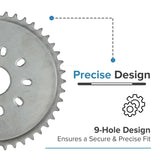 9-Hole Sprocket for 48cc - 80cc 2-Stroke Bicycle Engine Kits