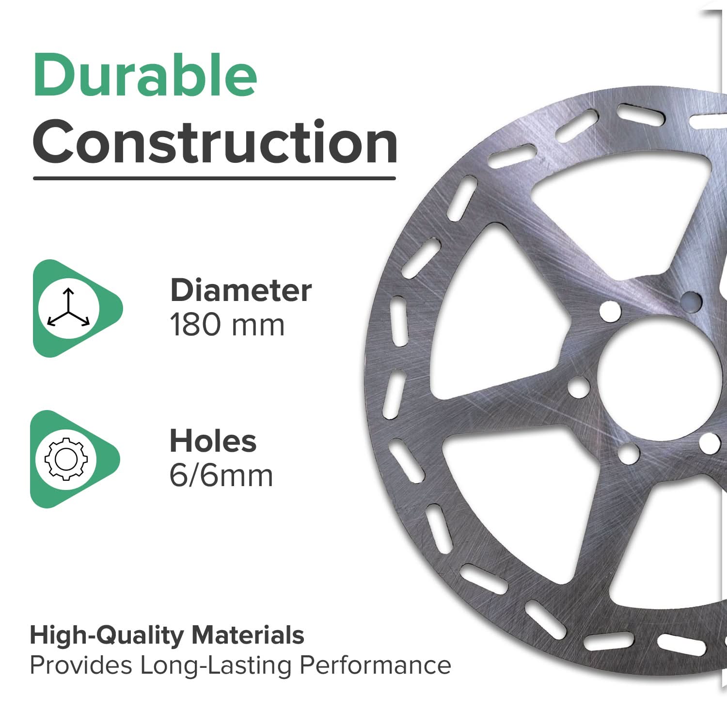 180 mm Rear Brake Disc for the TaoTao DB100 105cc Mini Bike