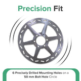 180 mm Rear Brake Disc for the Monster Moto / Mega Moto MM-B80, MM-B105 & MM-E1000 Classic