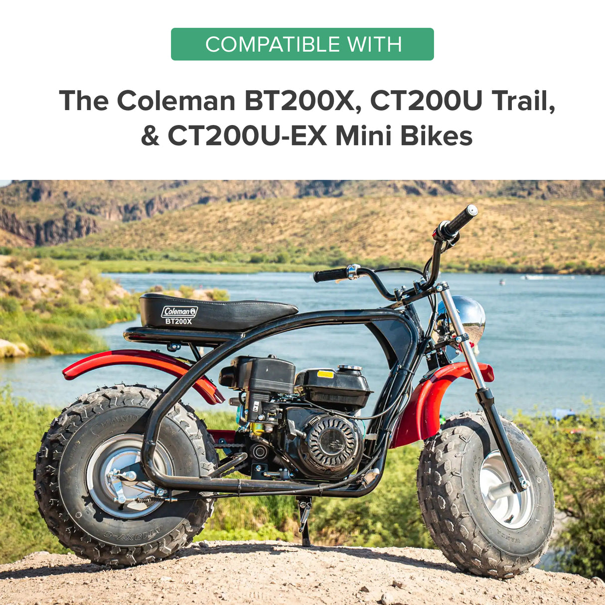 420 Chain 10 Tooth Sprocket for the Coleman BT200X, CT200U Trail, & CT200U-EX Mini Bikes