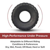 19x7.00-8 Knobby Tire for the Massimo Warrior 200 MB200 Mini Bike