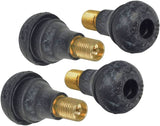 Straight Valve Stem for Tubeless ATV, Dirt Bike, & Scooter Tires (Set of 4)