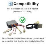 Razor MX350 (Versions 1-32) HB2430-TYD6-FS 6-Wire Throttle & Control Module Bundle
