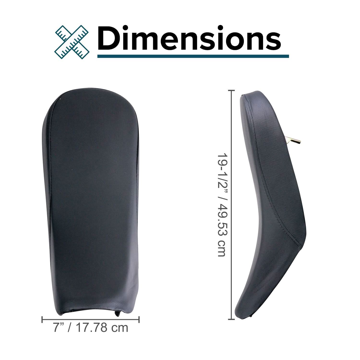 Black Vinyl Seat for TaoTao 110cc and 125cc ATVs