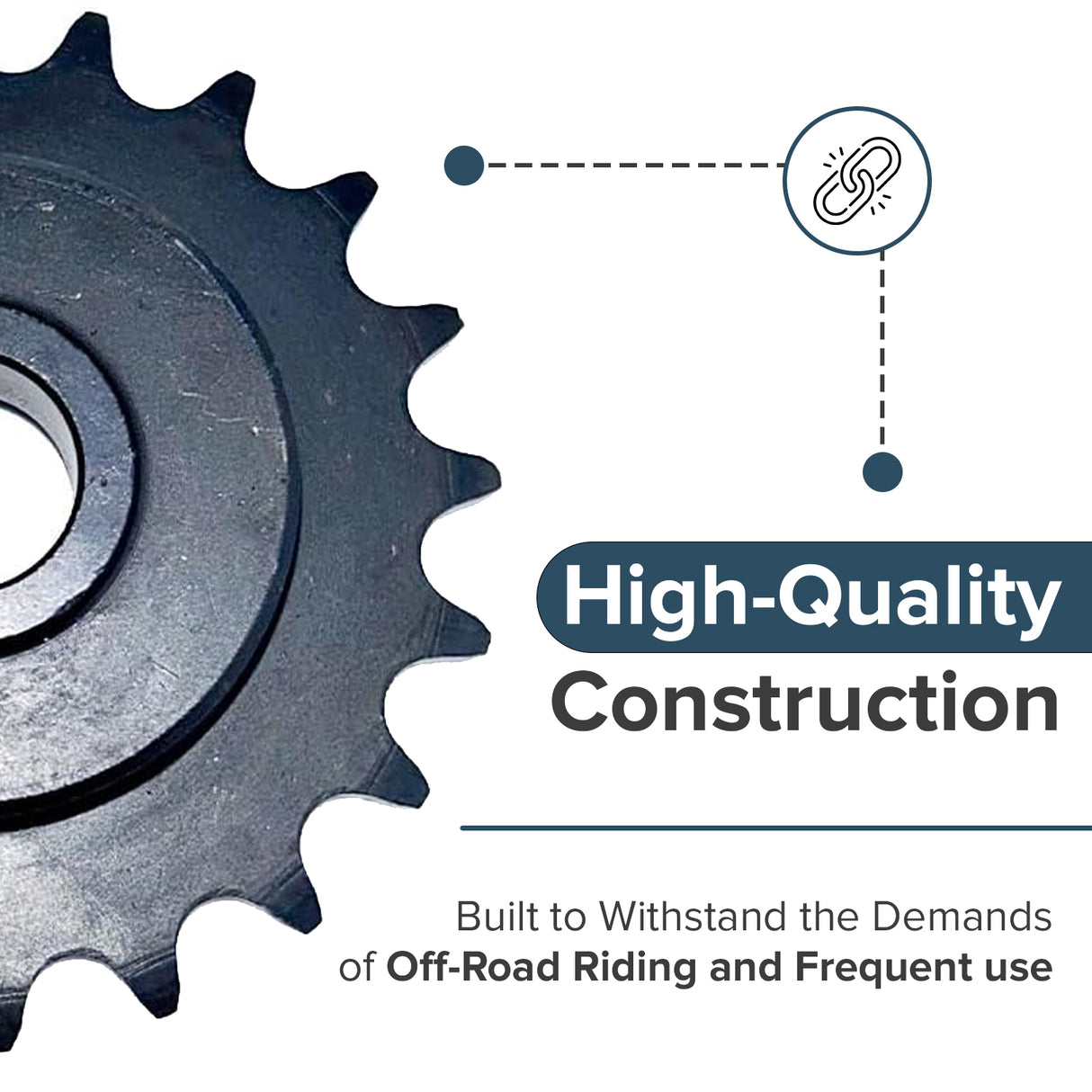 420 Chain 20 Tooth Sprocket for the Coleman CT200U Trail & CT200U-EX Mini Bikes