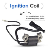 Ignition Coil for the Predator 212cc 6.5 HP Engine (Type 1)