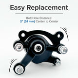Brake Caliper Assembly for the Razor MX500, MX650, SX500, Dirt Quad, Dirt Quad 500,  E500S, & Pocket Mod Bellezza
