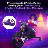 76 mm Scooter Wheels with Bearings (Set of 2)