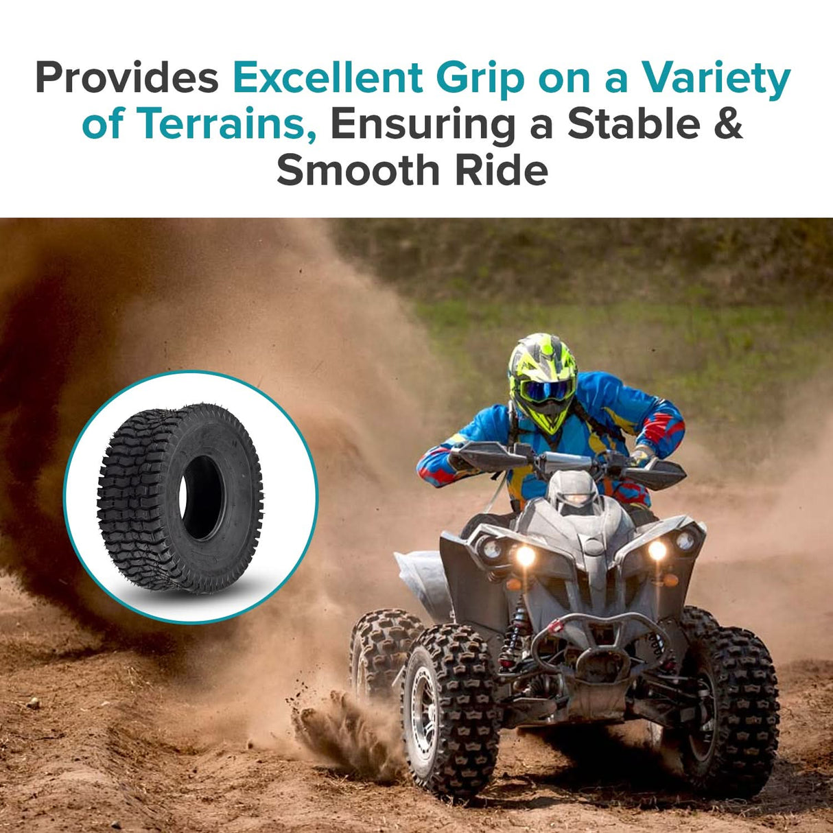 15x6.00-6 ATV & Go-Kart Tire with QD106 Tread
